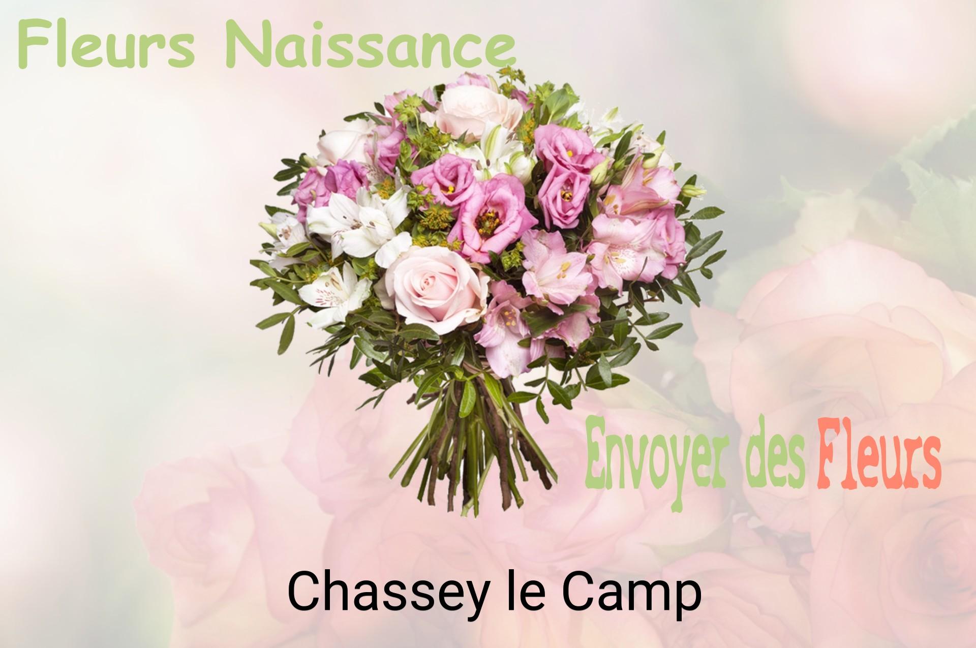 Bouquet de fleurs de naissance livré à Chassey-le-Camp